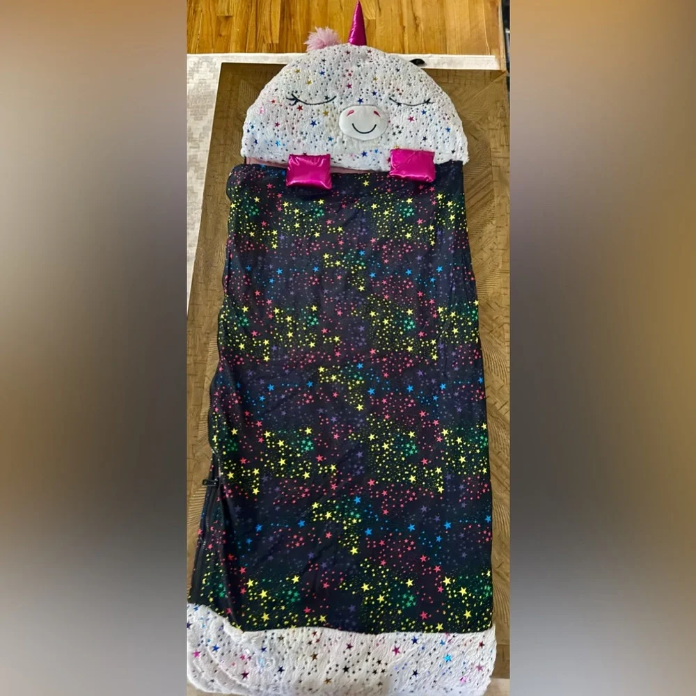 🦄 Unicorn Happy Napper - Pillow / Sleeping Bag 🌟 NEW w/out packaging 🌟 see below - Picture 7 of 16